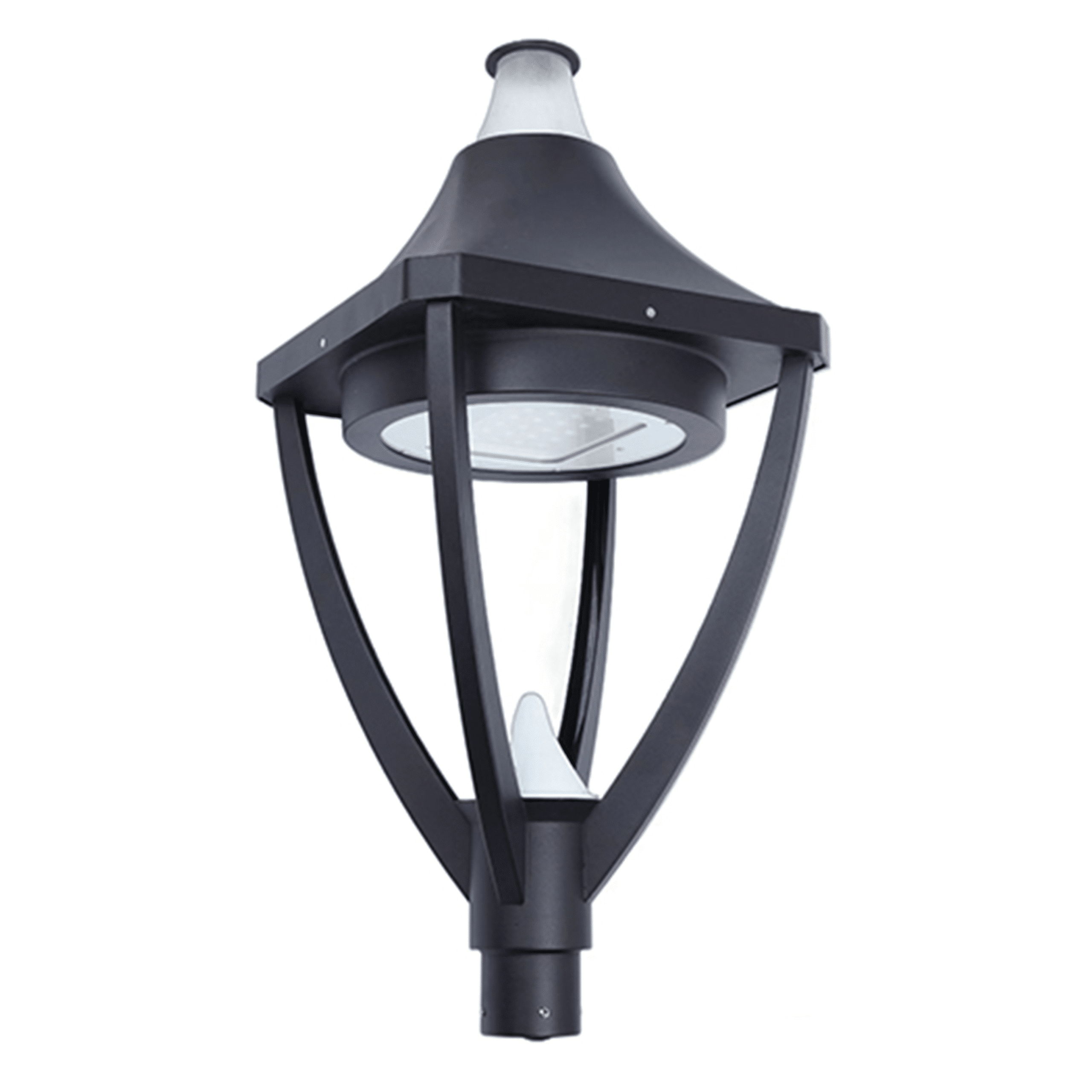 Square LED Post Top Lantern