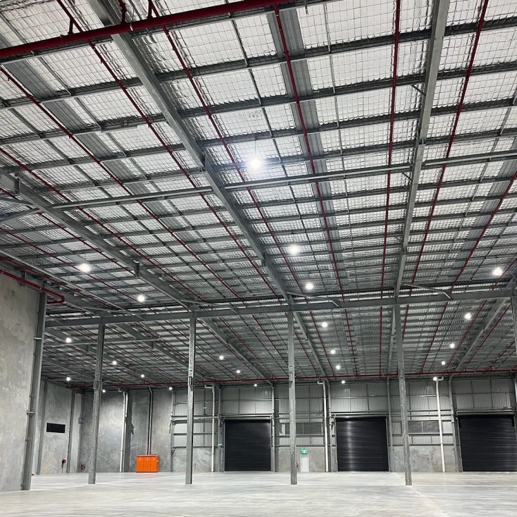 S-tech High Bay Lights in Warehouse